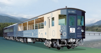 ニュース画像：藍よしのがわトロッコ イメージ - 「徳島線に新トロッコ列車「藍よしのがわトロッコ」、10月運転開始」