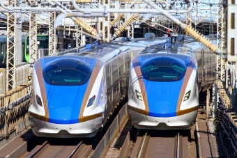 ニュース画像：E7・W7系新幹線 2024年03月10日撮影 - 「2024年3月16日 ダイヤ改正、何が変わる？駅の廃止、新駅など路線の動き」