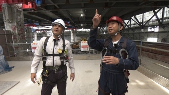 ニュース画像：解体キングダム「新宿駅の真上！巨大百貨店を解体せよ」