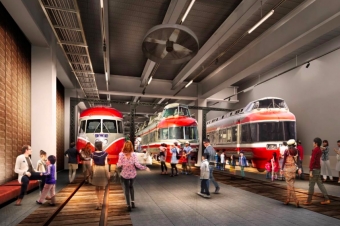 ニュース画像：歴代の特急ロマンスカー車両展示 イメージ - 「小田急電鉄、海老名に「ロマンスカーミュージアム」設置へ 2021年春」