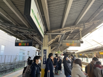 川崎駅から稲城長沼駅の乗車記録(乗りつぶし)写真