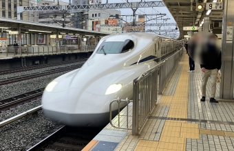 浜松駅から品川駅の乗車記録(乗りつぶし)写真