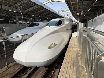 新大阪駅から三島駅の乗車記録(乗りつぶし)写真