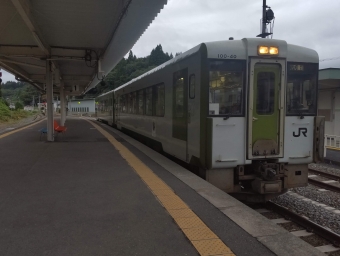 気仙沼駅から千厩駅の乗車記録(乗りつぶし)写真