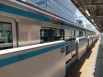 大井町駅から秋葉原駅の乗車記録(乗りつぶし)写真