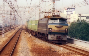 JR貨物 国鉄EF66形電気機関車 EF66-14 鉄道フォト・写真 by norikadさん 兵庫駅：1990年07月02日00時ごろ