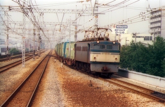 JR貨物 国鉄EF65形電気機関車 EF65-90 鉄道フォト・写真 by norikadさん 兵庫駅：1990年07月02日00時ごろ