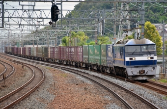 JR貨物 EF210形 EF210-328 鉄道フォト・写真 by シーホース21さん 島本駅：2023年08月31日13時ごろ