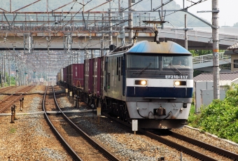 JR貨物 EF210形 EF210-117 鉄道フォト・写真 by シーホース21さん 島本駅：2010年08月22日10時ごろ