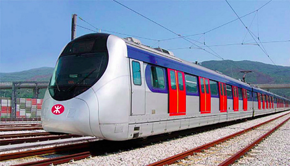 ニュース画像：香港MTRで使用されるSP1900形電車 - 「近畿車輛、香港MTR向け改造車を納入 2016年度2度目の出場」