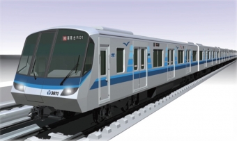 ニュース画像：横浜市交通局3000V形のイメージ - 「横浜市営地下鉄、3000V形の運行開始は4月9日 前日に試乗会を開催」