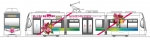 ニュース画像：ラッピング電車「ほっトラム誕生10周年記念号」 - 「豊橋鉄道、「ほっトラム」が誕生10周年 記念事業を実施」
