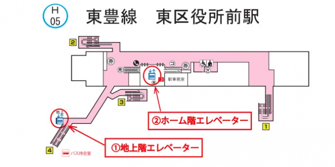 札幌市交通局 東豊線東区役所前駅でエレベーター更新工事を実施 Raillab ニュース レイルラボ