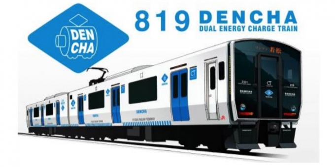 画像：「DENCHA」イメージ - 「香椎線に蓄電池電車「DENCHA」投入へ 2019年春」