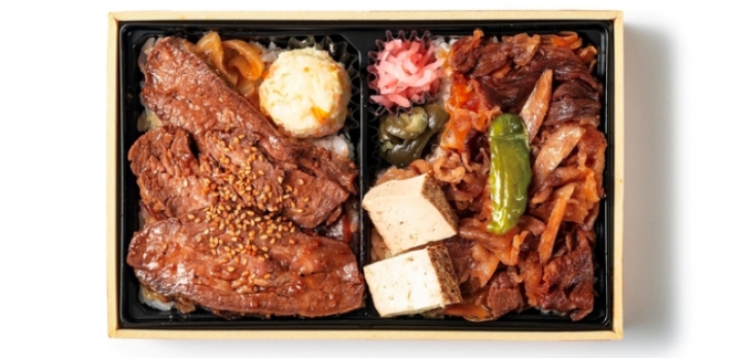 画像：「牛肉グリル＆すきやき重」 - 「東京駅「グランスタ杯冬」結果発表 弁当部門1位は「いとはん」の肉弁当」