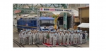 ニュース画像：記念式典の様子 - 「川崎重工業、機関車製造累計5,000両を達成 記念式典を実施」