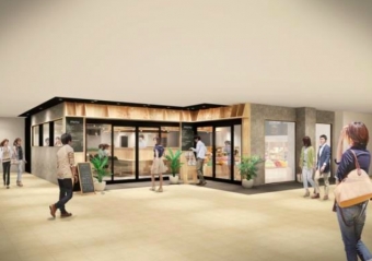 画像：「武蔵野台商店」イメージ - 「京王、地産地消の複合店舗「武蔵野台商店」をオープン」