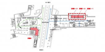 ニュース画像：店舗位置 - 「東京都交通局、神保町駅の構内店舗出店者を公募」