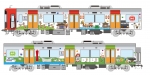 ニュース画像：阪神なんば線開業10周年記念列車デザイン - 「近鉄と阪神、なんば線開業10周年記念企画を開始」