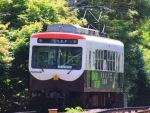 ニュース画像：パトカーラッピング車両「シモガーモ・パトレイン」 - 「叡山電鉄、5月17日で700系パトカーラッピング車両の運行を終了」