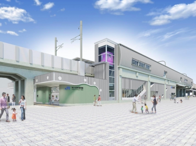 画像：梅小路京都西駅 イメージ - 「JR西日本、新駅「梅小路京都西駅」開業記念イベントを開催」
