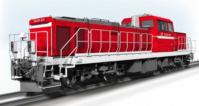 画像：DD200形 イメージ - 「JR貨物、新型ディーゼル機関車「DD200形」導入 6月下旬に試作車出場」