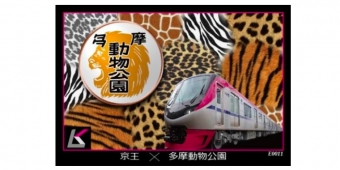 ニュース画像：前半期間のトレーディングカード - 「多摩動物公園駅に直通する座席指定列車、京王がGWに運転へ」