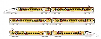 ニュース画像：ミッキーマウス新幹線 デザイン - 「「ミッキーマウス新幹線」、デザイン公表 5月17日運行開始」