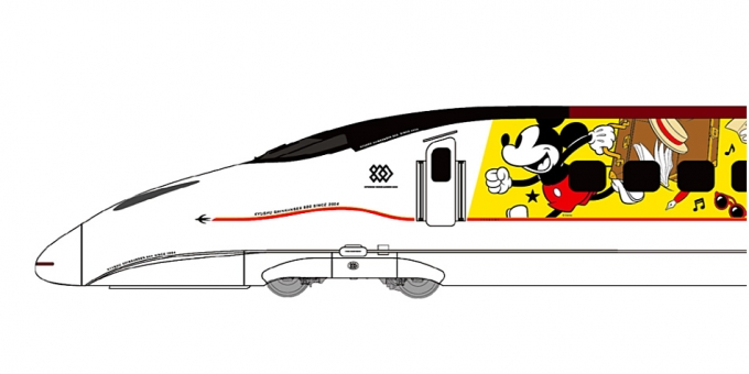 画像：JR九州 Waku Waku Trip 新幹線 - 「ミッキーマウス新幹線、特別動画やタブロイドなどの限定コンテンツを展開」