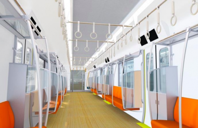 画像：5000形 内観イメージ - 「小田急電鉄、新型通勤車「5000形」を導入へ」