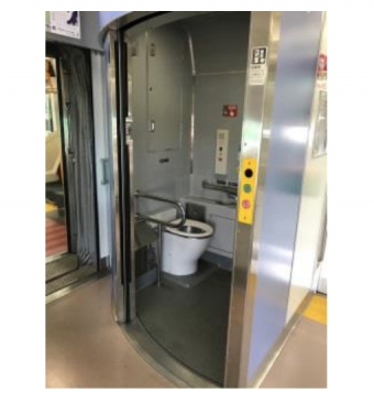 画像：普通車トイレのイメージ - 「JR中央線、5月27日からトイレ設置列車を運行 使用は2019年度末」