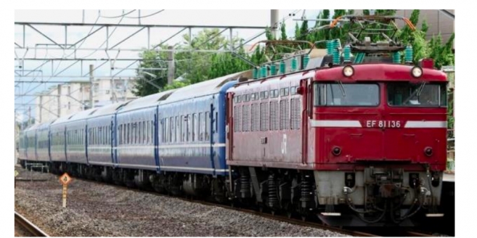 画像：EL機関車と12系客車のイメージ - 「奥羽本線で急行「津軽」を運転 秋田発青森行きで夜行列車」