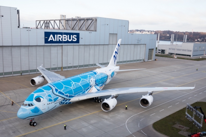 ニュース画像：ANA A380 FLYING HONU - 「京成とANA、A380就航記念キャンペーン クイズ回答でハワイ旅行」