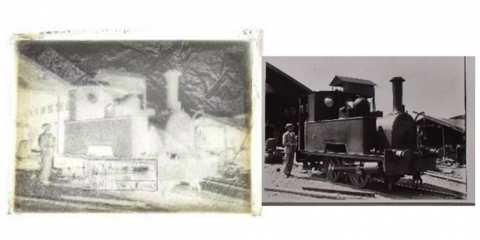 ニュース画像：ガラス乾板とプリントのイメージ - 「鉄道博物館、貴重なガラス乾板の公開と国鉄フィルム・レポート上映会開催」