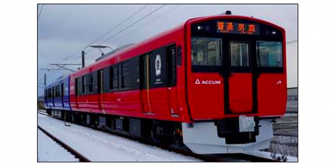 画像：EV-E801系「ACCUM」 - 「男鹿線と奥羽本線、「男鹿日本海花火」にあわせた臨時列車を運行」