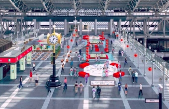 画像：広場装飾 イメージ - 「大阪ステーションシティ、｢FUN FAN FESTA」を開催」