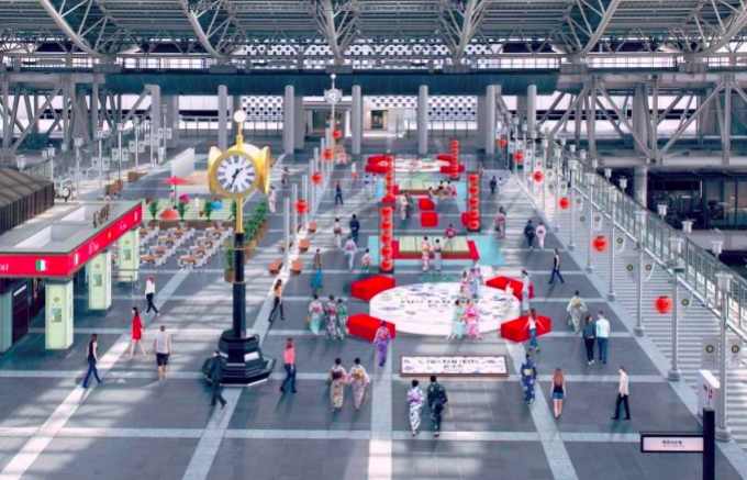ニュース画像：広場装飾 イメージ - 「大阪ステーションシティ、｢FUN FAN FESTA」を開催」