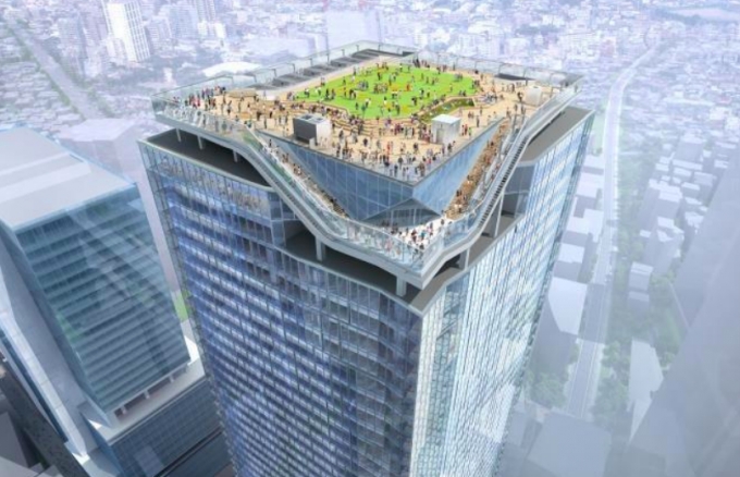 画像：SHIBUYA SKY 俯瞰イメージ - 「渋谷駅直結「渋谷スクランブルスクエア」、11月1日開業」
