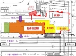 ニュース画像：建て替え工事の略図 - 「JR西日本、紀伊田辺駅舎の建替え工事を8月17日に着工 一部を解体」