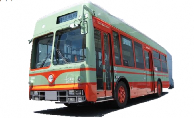 画像：日光軌道を模した特別車両 - 「東武バス日光、1968年廃線の路面電車「日光軌道」デザインの路線バスを導入」