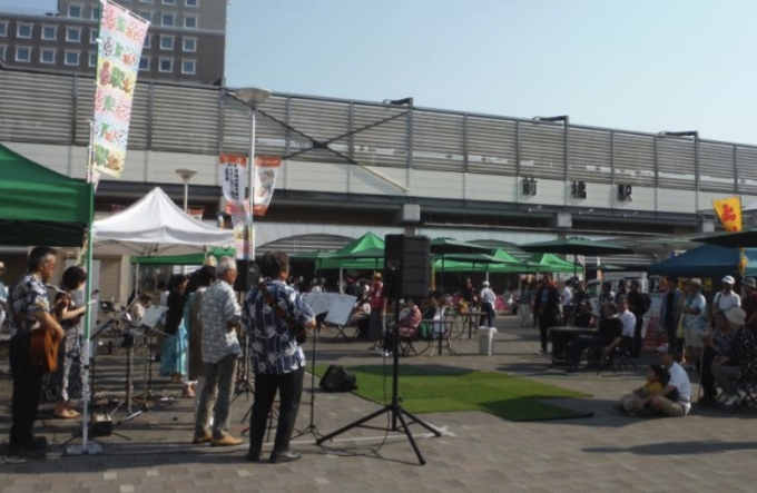 画像：第1回「まえきフェス」の様子 - 「JR東日本、9月10日に前橋駅で「まえきフェス」開催 ミニ新幹線の体験など」