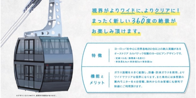 ニュース画像：新しいゴンドラのイメージ - 「新穂高ロープウェイ、日本唯一の2階建てゴンドラをリニューアル」