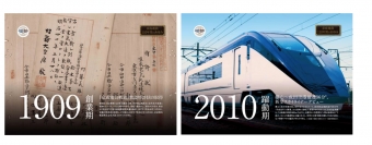 ニュース画像：ポスターデザインのイメージ、ロゴも掲載 - 「京成電鉄、創立110周年記念ロゴマーク制定 記念列車も運転」