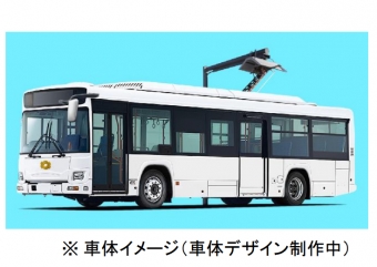 ニュース画像：導入される電気バスのイメージ - 「関電トンネルトロリーバス、全15両を電気バスに置き換えへ 2019年4月以降」