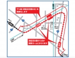 ニュース画像：高架化工事に伴う線路切替区間 - 「新京成、10月21日から鎌ヶ谷大仏～くぬぎ山間の下り線を高架化」