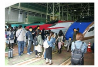 ニュース画像：過去の新幹線車両基地まつりの様子 - 「JR東日本、10月26日に「第34回新幹線車両基地まつり」 を実施」