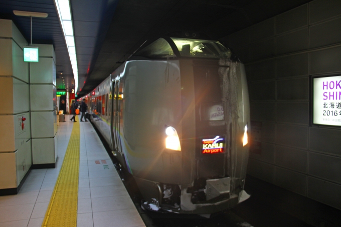 ニュース画像：りんたろうさんの鉄レコ写真 - 「JR北海道、新千歳空港駅で訪日外客向けおもてなしイベント」