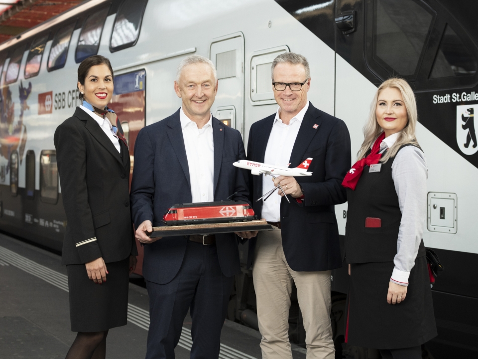 ニュース画像：SWISSとSBBが提携拡大 - 「スイス国鉄、SWISSと乗り継ぎサービス「Flugzug」を拡大」