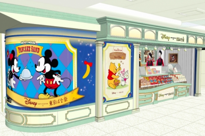 ニュース画像：店舗イメージ - 「JR東京駅、東京ばな奈とディズニーの共同スイーツショップがオープン」