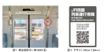 ニュース画像：デザイン・掲出箇所 - 「JR四国、普通列車249両全ての車内に運行情報QRコードを掲出」